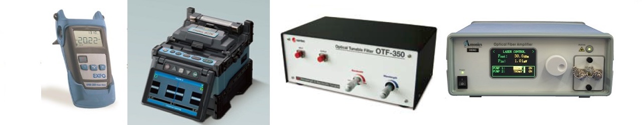 Tunable Laser, Tunable Filter, Polarization Analyzer, Fiber Fusion & Splicer, OSA